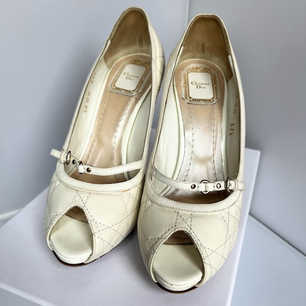 Dior Cannage Buckle Pumps